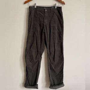 Army Green Workshop Straight Pants